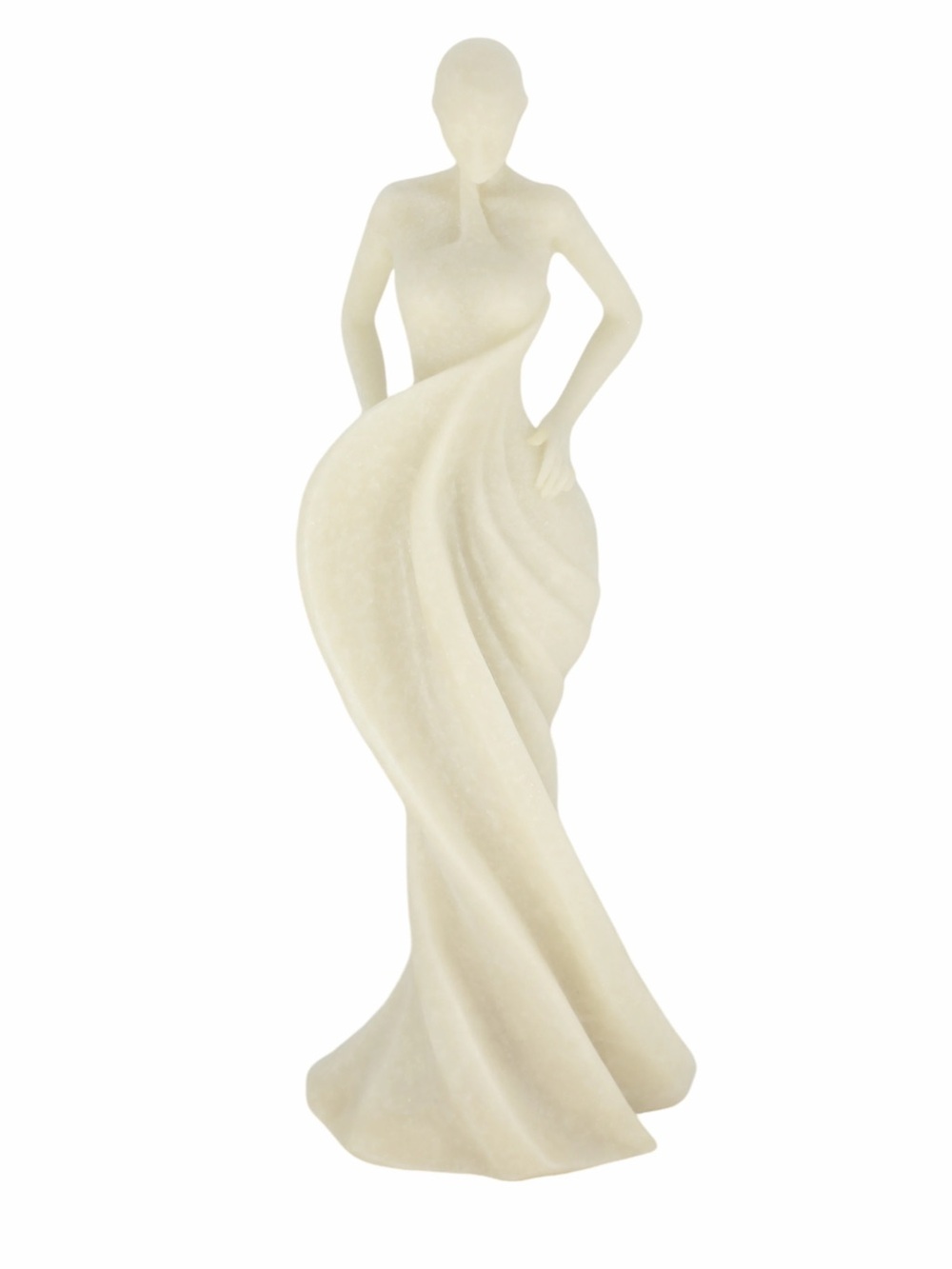 Sagebrook Home 14" Kallos Quartz Resin Woman Statuary